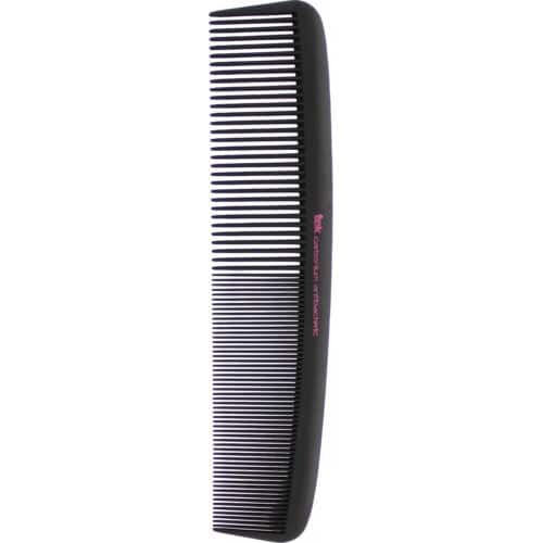 Peine profesional de carbono grande de corte doble púa ancho 5 cm - Antibacteriano